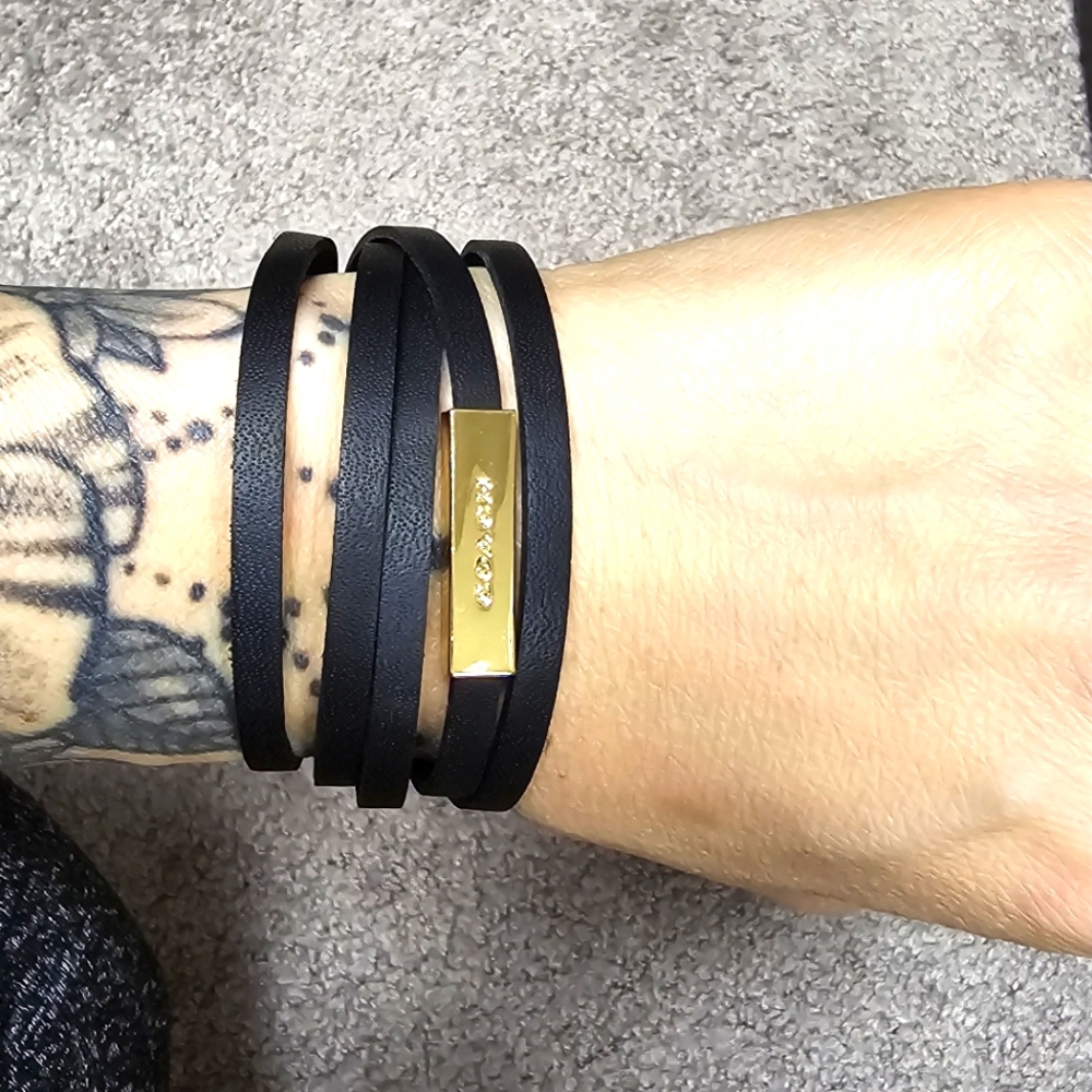 Coach Leather Bracelet